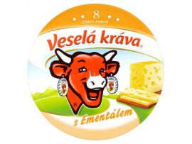 Veselá Kráva Плавленый сыр с сыром Эмменталь 8 шт 140 г